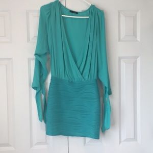 Teal dress